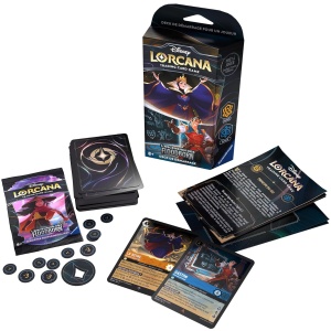 Ravensburger-Disney Lorcana TCG L'ascension des Floodborn-Jeu de Cartes à Collectionner-JCC-Deck de démarrage Ambre & Saphir-dès 8 Ans-Version française