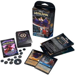 Ravensburger-Disney Lorcana TCG L'ascension des Floodborn-Jeu de Cartes à Collectionner-JCC-Deck de démarrage Ambre & Saphir-dès 8 Ans-Version française