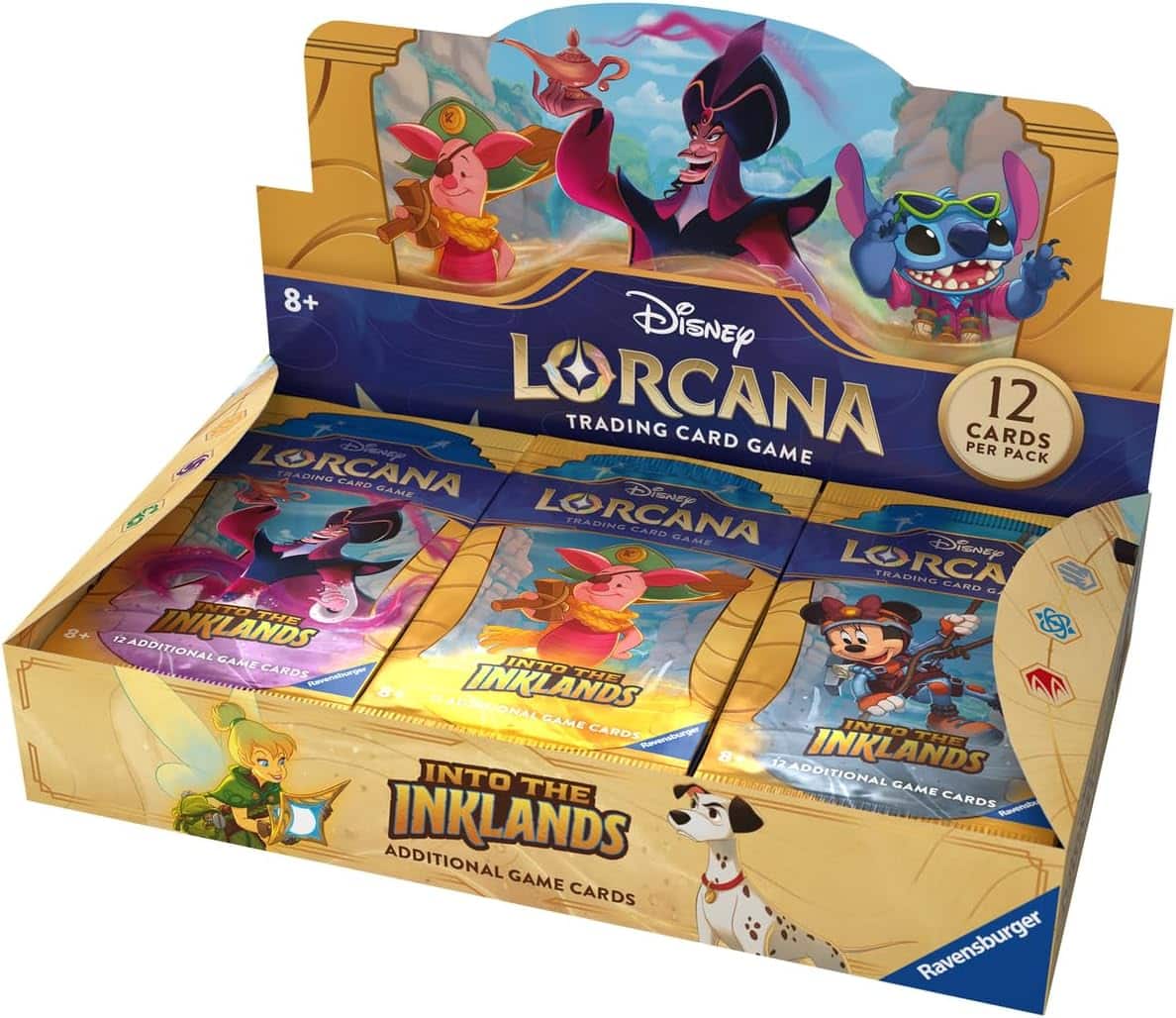 Disney Lorcana TCG Into The Inklands Jeu de Cartes à Collectionner JCC Display 24 boosters