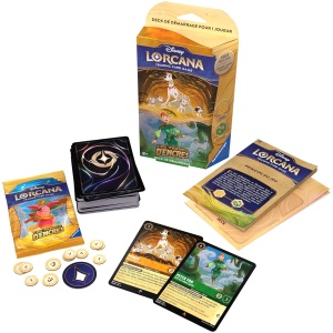 Disney Lorcana TCG Les Terres D'Encres Jeu de Cartes à Collectionner JCC Deck de démarrage Ambre & Emeraude