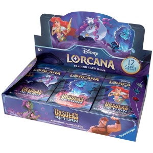Heartforcards® Disney Lorcana Chapter 4 : URSULAS Return Display - 24 boosters de 12 cartes - Anglais + protection d'expédition