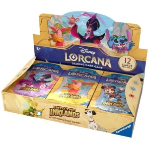 Heartforcards® Lot de 24 boosters Disney Lorcana Into The Inklands Display - Anglais - Avec protection d'expédition