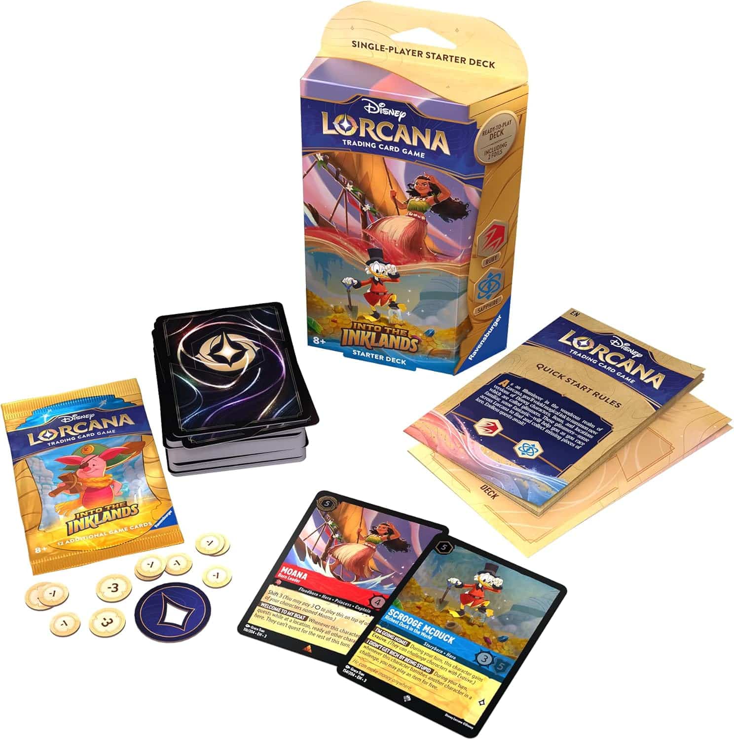 Ravensburger Disney Lorcana : Set 3 – Starter Deck B (Anglais)