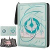TCGUARD Album pour cartes Lorcana à collectionner avec 900 compartiments, compatible avec cartes Lorcana, classeur pour collection, rangement et présentation (vert 9)